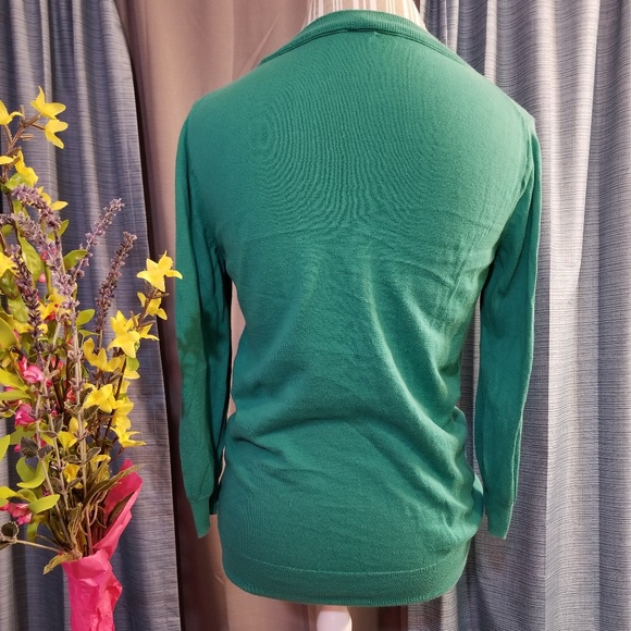 🌻🌺J. CREW 3/4 SLEEVE SPRING LIGHTWEIGHT SWEATER! - Picture 2 of 5